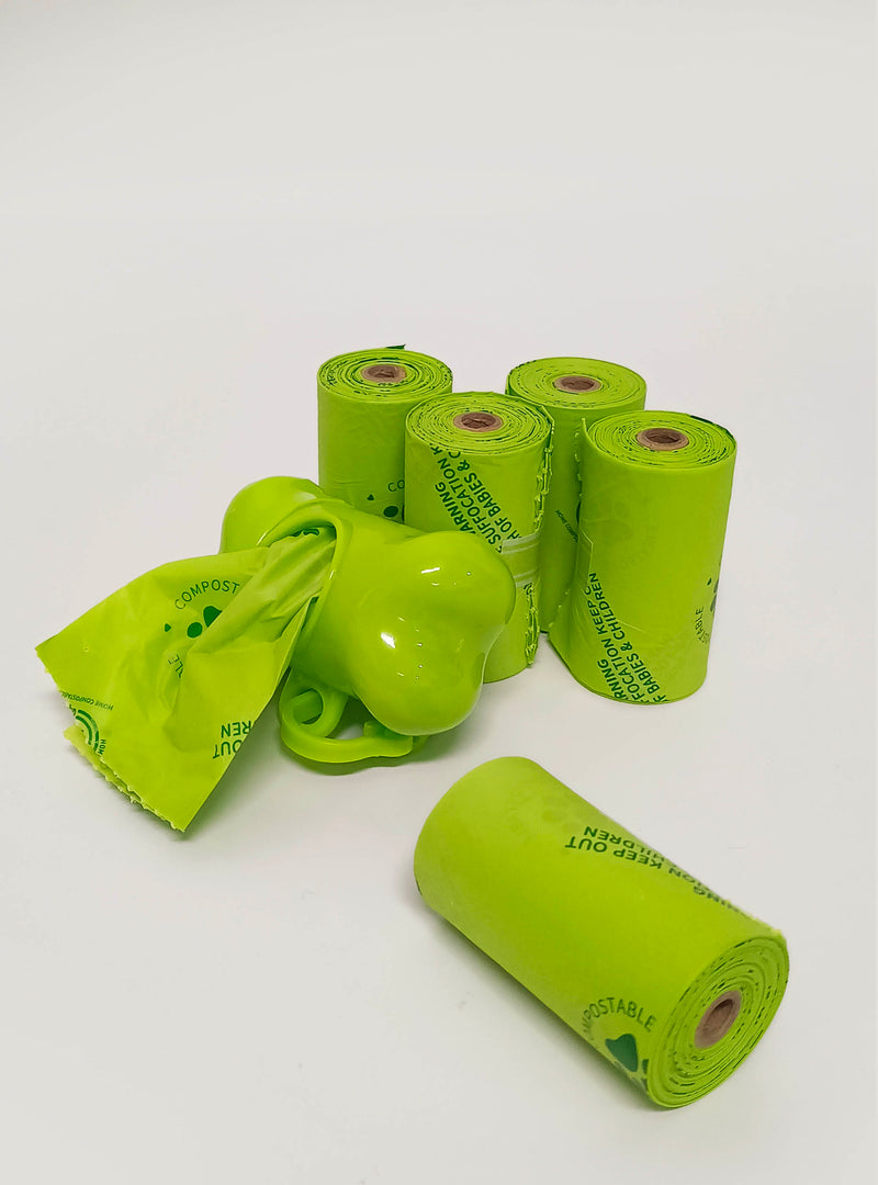 240 Dog Poop Bags Compostable Eco Friendly Biodegradable Pet Waste - 16 Rolls