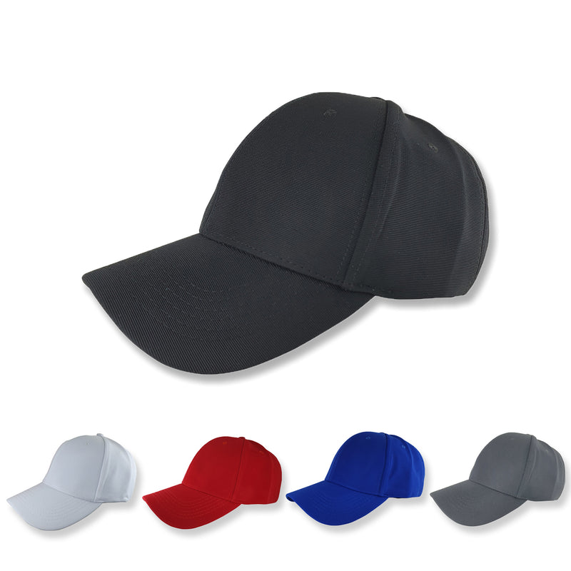 Baseball Cap Curved Visor Unisex Adjustable Hat Flexible - DS1045