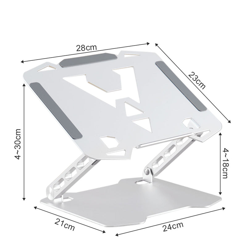 Adjustable Ergonomic Aluminum Laptop Stand Tablet Notebook Holder Foldable