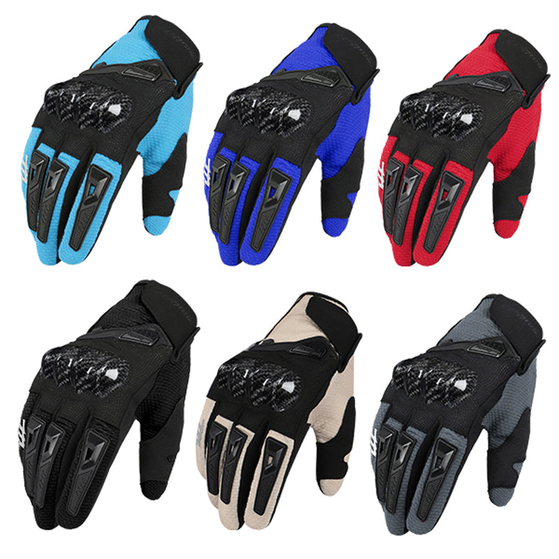 Touch Screen Motorcycle Gloves Durable Breathable Racing Motorbike Summer MAD66