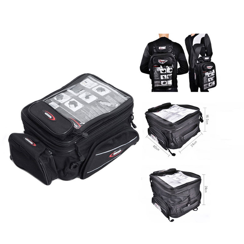 MB09 Motorcycle Magnetic Tank Bag Expandable Fuel Bag