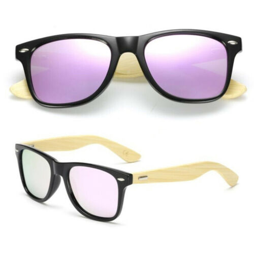 Unisex Bamboo Polarized Sunglasses Fashion Women Men Wooden UV400 Protection