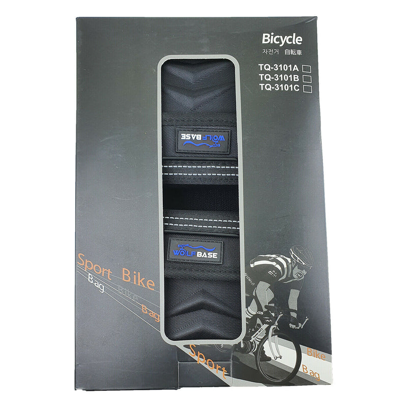 Bike Front Frame Bag Bicycle Tube Double Bag With Phone Holder Side Pouch Pannie