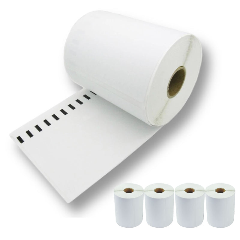 4 Rolls Dymo 4XL Compatible Shipping Thermal Label Roll SD0904980 - 104x159mm -  1744907