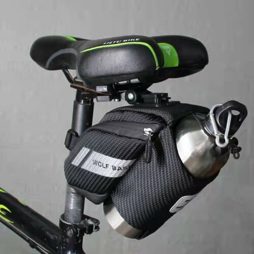 Bike Storage Saddle Bag Bottle Holder Portable Bicycle Cycling Seat Pannier