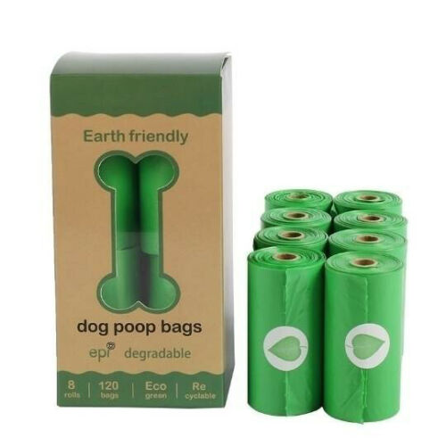 240 Dog Poo Bags Eco Friendly Compostable Disposable Biodegradable Pet Waste - 16 Rolls