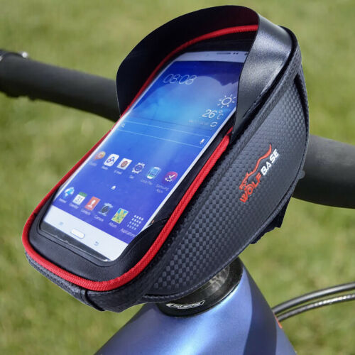 Waterproof Bike Phone Holder Front Cycling Bag Mobile Cell Bicycle Portable
